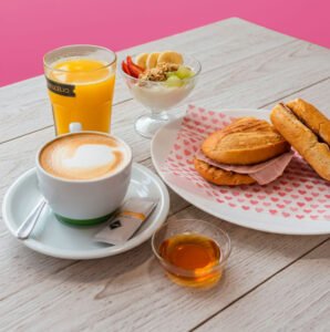 Desayuno saludable kawaii